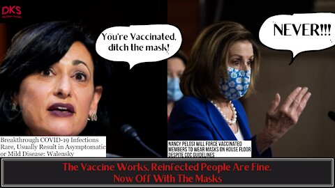 The Vaccine Works, Reinfected People Are Fine. Now Off With The Masks