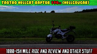 (E22) ZS190 Hellcat HELLCOUGAR 190cc 1000-ish Mile Long Ride and Review (E22) DRZ400