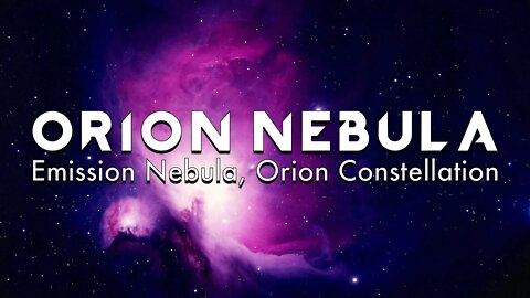 Emission Nebula In Orion Constellation