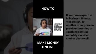 HOW to MAKE MONEY ONLINE - N.5 #shorts