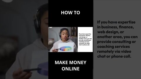 HOW to MAKE MONEY ONLINE - N.5 #shorts