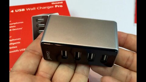 4 USB Port Wall Charger by iSound Review