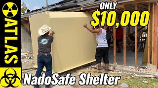 Installing A NadoSafe Survival Shelter In A Destroyed House
