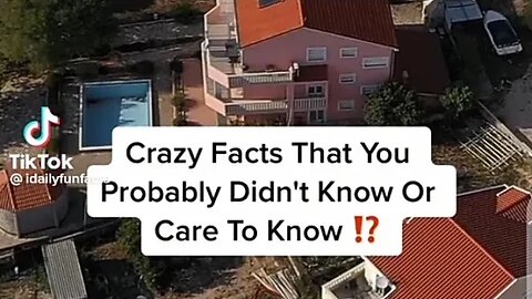 Crazy Facts That You Probably Didn't Know Or Care To Know. #facts