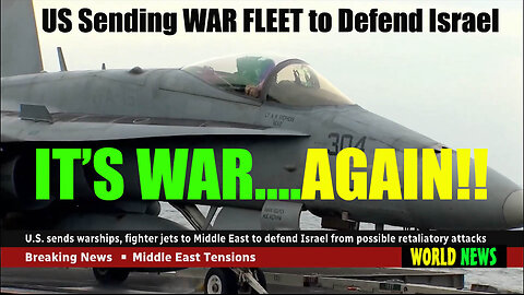 US Sends WAR FLEET To Defend Israel After Assassination Provocations.