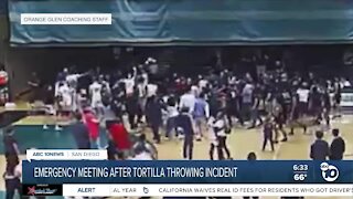 Tortilla-throwing incident to be discussed in emergency meeting