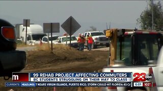 Bakersfield College students affected by highway 99, city construction