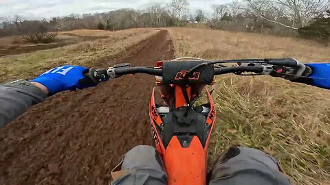 A rare time I decided to play in the mud (2023 KTM 450SX-F)