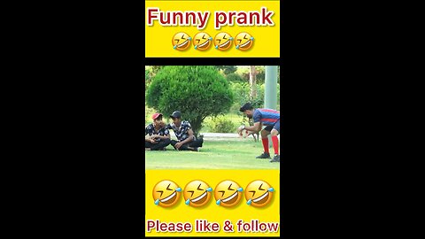 Football funny prank 🤣🤣🤣 #funnyvideo #funnyprank #funnycomedy #comedy #prank #trytonotlaugh