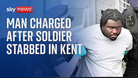 Man charged after army officer stabbed near barracks in Kent