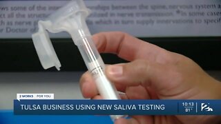 New coronavirus test uses saliva