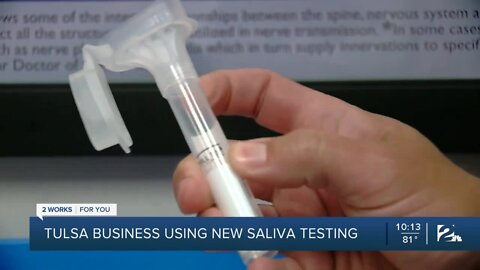 New coronavirus test uses saliva