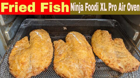 Fried Tilapia Fish Recipe, Ninja Foodi XL Pro Air Fry Oven