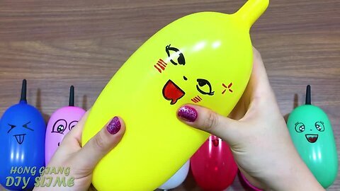 Making,!!!!!! slime,!!! with, funny!!!! balloons-,, satisfying!!!!, slime, video....!!!!!!