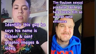 🛑 ⚠️ HELP us !!“Fabian” needs identified.. Tim Poulsen sent cp& has been located…