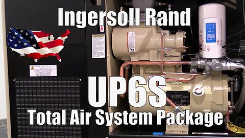 Ingersoll Rand Rotary Screw Compressor with Total Air System Package Provides All-in-One Solution