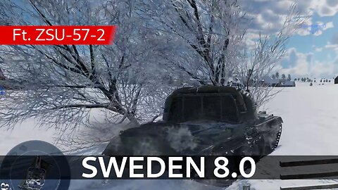 Having fun with the Swedish ZSU-57-2! ~ 🇸🇪 Sweden 8.0 [War Thunder Gameplay]