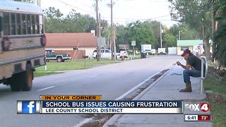 Children miss several days of school because of no-show buses