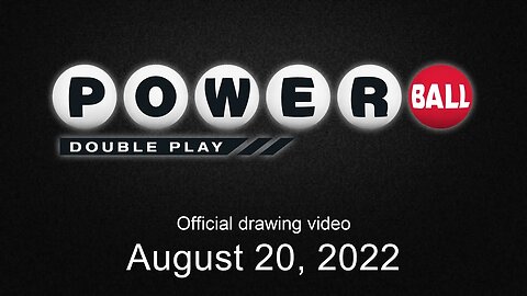 Powerball Double Play drawing for August 20, 2022