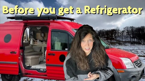 Living in a Van Without a Refrigerator