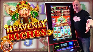 💸$2,000 IN How Much Will I Win?! 💸High Limit Heavenly Riches Slots! 🎰 | Raja Slots
