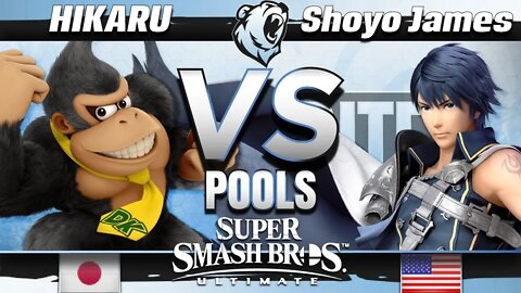 HIKARU (Donkey Kong/Pichu) vs. MnT | Shoyo James (Chrom) - Phase 2 Pools - Frostbite 2019