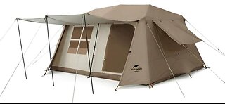 Instant Setup Naturehike Village 13 Tent with a Full Coverage Fly