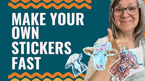 Dollar Store Hacks / DIY Stickers in Minutes