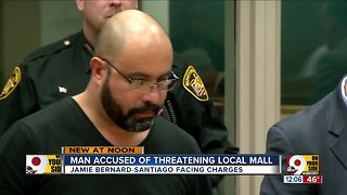 Man accused of threatening Tri-County mall in court