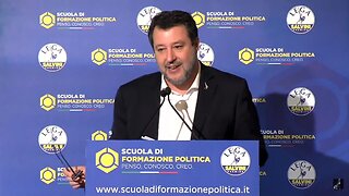 🔴 Ministro Matteo Salvini alla Scuola di Formazione Politica (Roma, 25/02/2024).