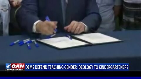 Democrats Defend Teaching Gender Ideology To Kindergarteners