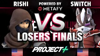 FPS4 Online - Rishi (Marth) vs. Switch (Wolf) - Project Plus Losers Finals