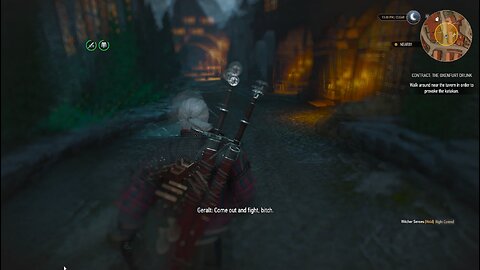 The Witcher 3 contract oxenfurt drunk