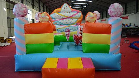 Inflatable Candy Jumping Castle #inflatablefactory #inflatable #slide #bouncer #catle #jumping