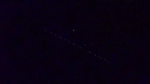 UFOs over Utah? What are these? 23 objects in the night sky.