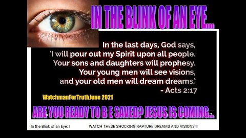 Glorious rapture is IMMINENT! Are You Saved Yet???