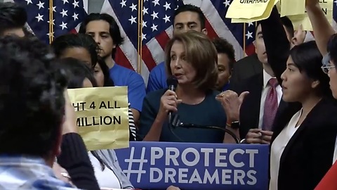 'Visibly Shaken' Pelosi Responds To Protesting DREAMers "Do You Want To Listen Or Just Shout?"