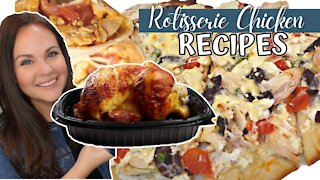 ROTISSERIE CHICKEN LUNCHES | ROTISSERIE CHICKEN RECIPES | AMBER AT HOME