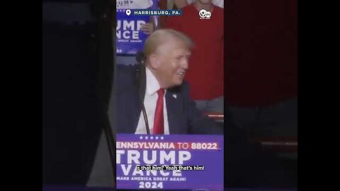 Trump reunites with Butler rally attendee