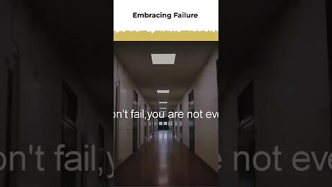 Embracing Failure