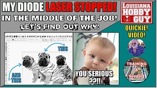 💡 Why your DIODE laser STOPS in the MIDDLE OF THE JOB! The MOST likely cause!