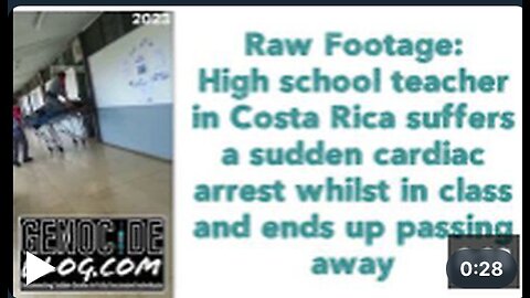 Raw Footage: High school teacher in Costa Rica suffers a sudden cardiac arrest