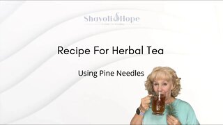 RECIPE FOR HERBAL TEA || Pine Needle Tea For Immunity During The Holidays