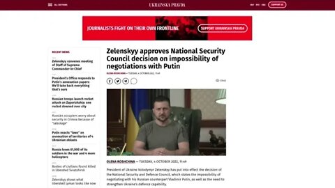 UK Column News - 5th October 2022 - Zelenskyy Refuses To Negotiate Again