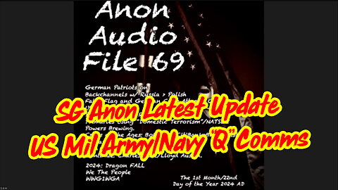 SG Anon Latest Update "US Mil Army/Navy “Q” Comms"