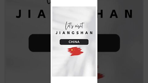 Travel to Jiangshan ♥️ #shorts #tiktok #travel #Asmr #China