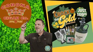 Corona Cigar Crock Full O' Gold Tasting Sampler 2022 | Cigar Prop