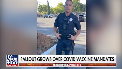 Police officer quits over vaccine mandate: 'I decided to turn in my badge so I can speak up'