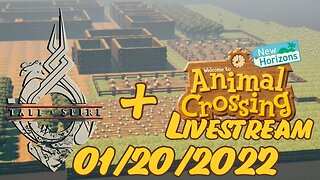 Animal Crossing + Talespire // LIVESTREAM // 01/20/2022