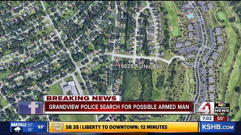 Grandview, Lee's Summit police search for possibly armed suspects